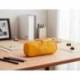 ESTUCHE PORTATODO LIDERPAPEL COLOR POP 2 CREMALLERAS CON COMPARTIMENTO EXTENSIBLE AMARILLO 230 X 60 MM