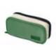 ESTUCHE PORTATODO LIDERPAPEL FUNKY 3 CREMALLERAS CON APERTURAS LATERALES VERDE BLANCO AZUL 220X100X65 MM