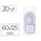 BLOC NOTAS ADHESIVAS IMAGINOVO BUNNY CON SOPORTE 20 HOJAS MORADO 60X125 MM