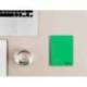 CUADERNO ESPIRAL LIDERPAPEL A6 MICRO WONDER TAPA PLASTICO 120H 90GR CUADRO 5MM 4 BANDAS COLOR VERDE OSCURO