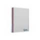 CUADERNO ESPIRAL LIDERPAPEL A7 MICRO WONDER TAPA PLASTICO 100H 90 GR CUADRO 5MM 4 BANDAS GRIS