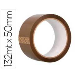 CINTA ADHESIVA Q-CONNECT POLIPROPILENO HAVANA 132 MT X 50 MM PARA EMBALAJE