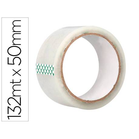 CINTA ADHESIVA Q-CONNECT POLIPROPILENO TRANSPARENTE 132 MT X 50 MM PARA EMBALAJE