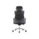 SILLA Q-CONNECT DIRECCION AUREA SIMILPIEL ALT MAX 1400 MM ANC 520 MM PROF 510 MM RUEDAS PREMIUM NEGRO