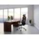 SILLA Q-CONNECT DIRECCION AUREA SIMILPIEL ALT MAX 1400 MM ANC 520 MM PROF 510 MM RUEDAS PREMIUM NEGRO