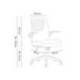 SILLA Q-CONNECT OFICINA TERNI MALLA ALT MAX 1050 MM ANC 500 MM PROF 480 MM COLOR GRIS CUERPO NEGRO