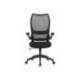 SILLA Q-CONNECT OFICINA CATANIA MALLA ALT MAX 1230 MM ANC 510 MM PROF 490 MM RUEDAS PREMIUM COLOR NEGRO