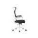 SILLA Q-CONNECT OFICINA CATANIA MALLA ALT MAX 1230 MM ANC 510 MM PROF 490 MM RUEDAS PREMIUM COLOR NEGRO BLANCO