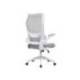 SILLA Q-CONNECT OFICINA CATANIA MALLA ALT MAX 1230 MM ANC 510 MM PROF 490 MM RUEDAS PREMIUM COLOR GRIS BLANCO