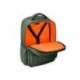 MOCHILA ANTARTIK VOLT 5 COMPARTIMENTOS COLOR VERDE MILITAR INTERIOR NARANJA 450X180X330 MM
