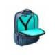 MOCHILA ANTARTIK VOLT 5 COMPARTIMENTOS COLOR AZUL MARINO INTERIOR TURQUESA 450X180X330 MM