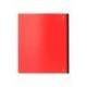 CARPETA LIDERPAPEL 4 ANILLAS REDONDAS 25 MM POLIPROPILENO DIN A4 ULTRA COMPACTA CON LOMO EXTENSIBLE 4 CM ROJO