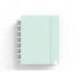CUADERNO INGENIOX FOAM A5 80H RAYADO HORIZONTAL MENTA PASTEL