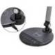 LAMPARA DE OFICINA Q-CONNECT SOBREMESA PROFESIONAL ALUMINIO 9W 120 LED CARGADOR MOVIL COLOR NEGRO