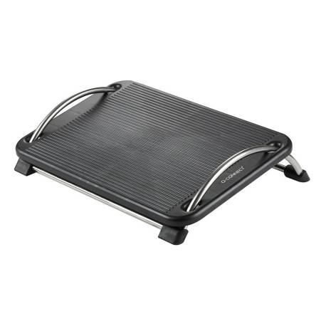 REPOSAPIES PLASTICO Q-CONNECT ANTIDESLIZANTE CON BARRAS DE ACERO 434X330X105 MM