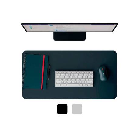 ALFOMBRILLA DE ESCRITORIO LEITZ PIEL RECICLADA COLOR GRIS OSCURO 700X360 MM