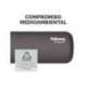 REPOSAMUÑECAS FELLOWES PARA TECLADO BREYTA NEGRO 480X70X25 MM