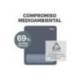 ALFOMBRILLA PARA RATON FELLOWES CON REPOSAMUÑECAS BREYTA AZUL 250X210X25 MM