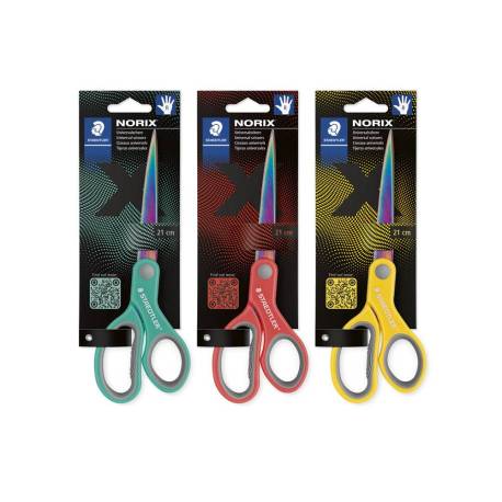 TIJERAS STAEDTLER NORIX 965 ACERO INOXIDABLE MANGO ERGONOMICO LONGITUD 21 CM