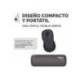 REPOSAMUÑECAS FELLOWES MINI BREYTA NEGRO 190X70X25 MM
