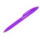 BOLIGRAFO LIDERPAPEL PUNTA 1 MM RETRACTIL CON CLIP ACABADO SOFT TOUCH TINTA AZUL CUERPO MORADO