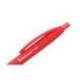 BOLIGRAFO LIDERPAPEL PUNTA 1 MM RETRACTIL CON CLIP ACABADO SOFT TOUCH TINTA ROJA CUERPO ROJO