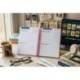 AGENDA ESCOLAR LIDERPAPEL 26-27 ESPIRAL BASIC 2 DIAS PAGINA A5 BILINGUE 70G PAPEL FSC ROSA