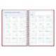 AGENDA ESCOLAR LIDERPAPEL 26-27 ESPIRAL BASIC 2 DIAS PAGINA A5 BILINGUE 70G PAPEL FSC ROJO
