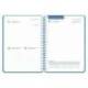 AGENDA ESCOLAR LIDERPAPEL 26-27 ESPIRAL BASIC DIA PAGINA A5 BILINGUE 70G PAPEL FSC AZUL MARINO