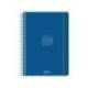 AGENDA ESCOLAR LIDERPAPEL 26-27 ESPIRAL BASIC SEMANA VISTA A5 BILINGUE 70G PAPEL FSC AZUL MARINO