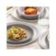 PLATO POLIPROPILENO ARCHIVO 2000 LLANO 23,5 CM DIAMETRO REUTILIZABLE E IRROMPIBLE LIBRE BPA COLOR GRIS