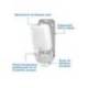 Dispensador de jabon en espuma manual marca Tork color blanco 1 litro