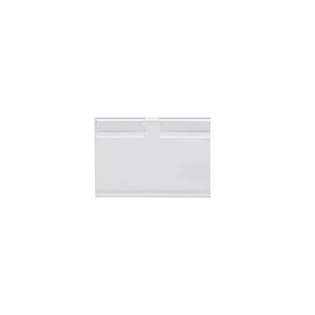 SOPORTE PORTAPRECIOS Q-CONNECT PARA GANCHOS EN T ETIQUETA 39X60MM TRANSPARENTE