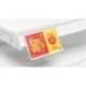 SOPORTE PORTAPRECIOS Q-CONNECT PARA GANCHOS EN T ETIQUETA 39X60MM TRANSPARENTE