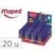 SACAPUNTAS MAPED PLASTICO CONNECT PIXEL PARTY 2 USOS CON GOMA DE BORRAR
