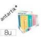 BOTELLA ANTARTIK ISOTERMICA ACERO INOXIDABLE LIBRE DE BPA 500ML EXPOSITOR CON 8 BOTELLAS