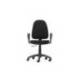 SILLA ROCADA CON BRAZOS COLOR NEGRO DIAMETRO BASE 610 MM RESPALDO DE 490 MM X 420 MM