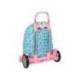 MOCHILA ESCOLAR 775 SAFTA CON CARRO EVOLUTION STITCH OHANA 430X310X130 MM