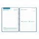 AGENDA ESCOLAR LIDERPAPEL 26-27 ESPIRAL CLASSIC DIA PAGINA A5 BILINGUE 70G PAPEL FSC AZUL MARINO