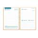 AGENDA ESCOLAR LIDERPAPEL 26-27 ESPIRAL CLASSIC DIA PAGINA A5 BILINGUE 70G PAPEL FSC NARANJA