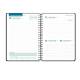 AGENDA ESCOLAR LIDERPAPEL 26-27 ESPIRAL CLASSIC DIA PAGINA A5 BILINGUE 70G PAPEL FSC NEGRO