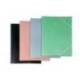 CARPETA PARDO STUDIO STYLE GOMAS SOLAPAS POLIPROPILENO EXPOSITOR DE 48 UNIDADES COLORES PASTEL SURTIDOS