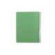 CUADERNO ESPIRAL ANTARTIK MICRO A4 TAPA FOAM 120H 90GR CUADRO 5MM 5 BANDAS 4 TALADROS COLOR VERDE MATCHA