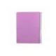CUADERNO ESPIRAL ANTARTIK MICRO A4 TAPA FOAM 120H 90GR CUADRO 5MM 5 BANDAS 4 TALADROS COLOR LAVANDA