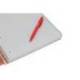 CUADERNO ESPIRAL ANTARTIK MICRO A4 TAPA FOAM 120H 90GR CUADRO 5MM 5 BANDAS 4 TALADROS COLOR CORAL