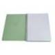 CUADERNO ESPIRAL ANTARTIK A4 TAPA FOAM 80H 90GR CUADRO 4MM CON MARGEN COLOR VERDE MATCHA