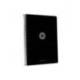 CUADERNO ESPIRAL ANTARTIK A4 TAPA FOAM 80H 90GR CUADRO 4MM CON MARGEN COLOR NEGRO