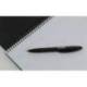 CUADERNO ESPIRAL ANTARTIK A4 TAPA FOAM 80H 90GR CUADRO 4MM CON MARGEN COLOR NEGRO