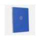 CUADERNO ESPIRAL ANTARTIK A4 TAPA FOAM 80H 90GR CUADRO 4MM CON MARGEN COLOR AZUL
