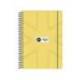 AGENDA ESCOLAR ANTARTIK 26-27 ESPIRAL PACK AND GO DIA PAGINAA5+ BILINGÜE 80G PAPEL FSC AMARILLO